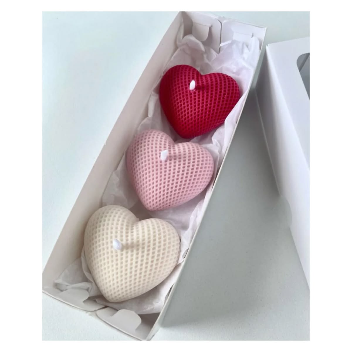 Knitted Heart Scented Candle