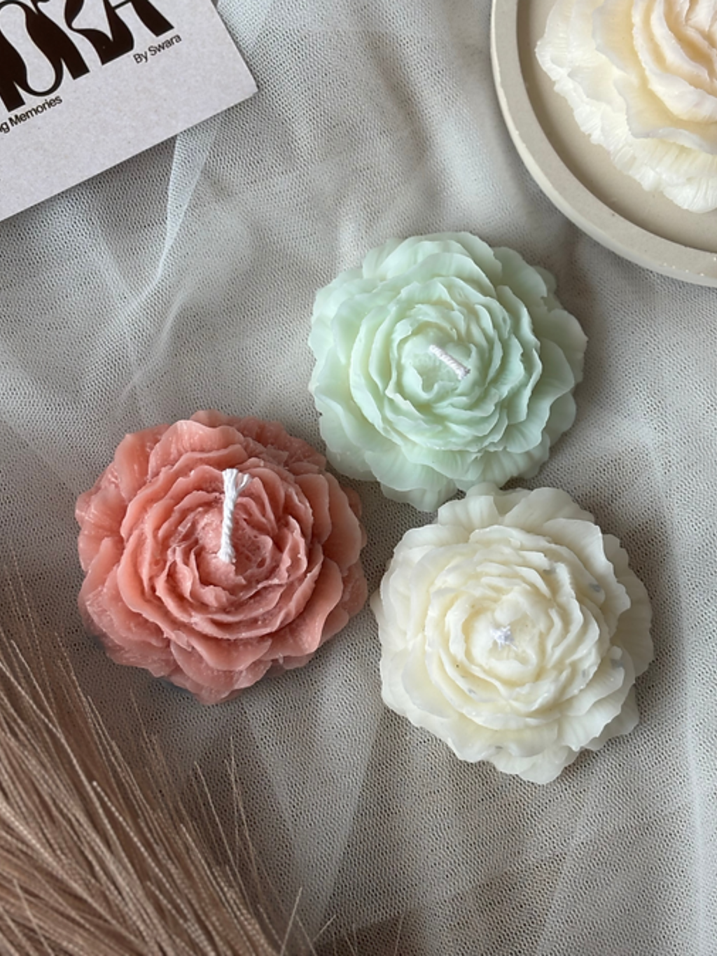 Peony Handcrafted Scented Candle