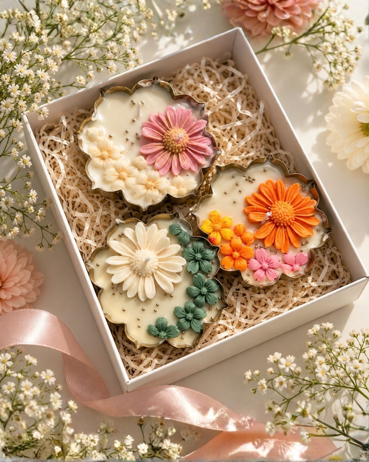 Diwali Floral Urli Trio