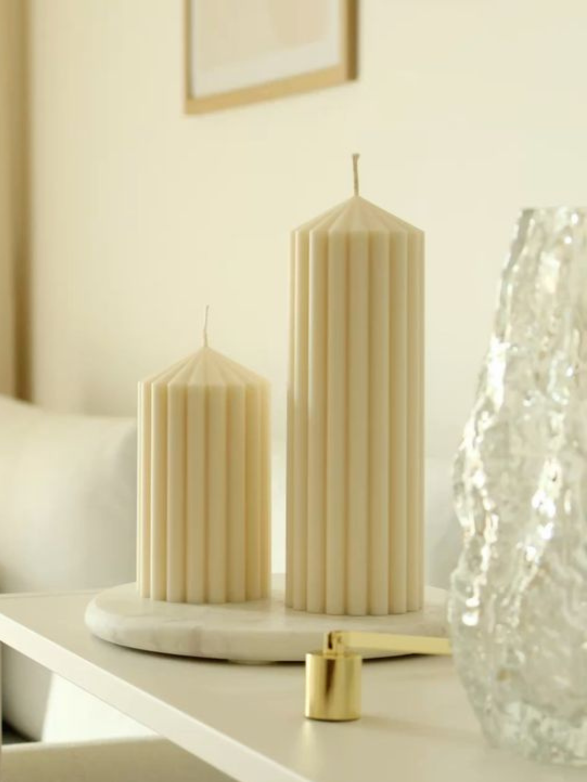 Classic Pillar Handcrafted Scented Candle