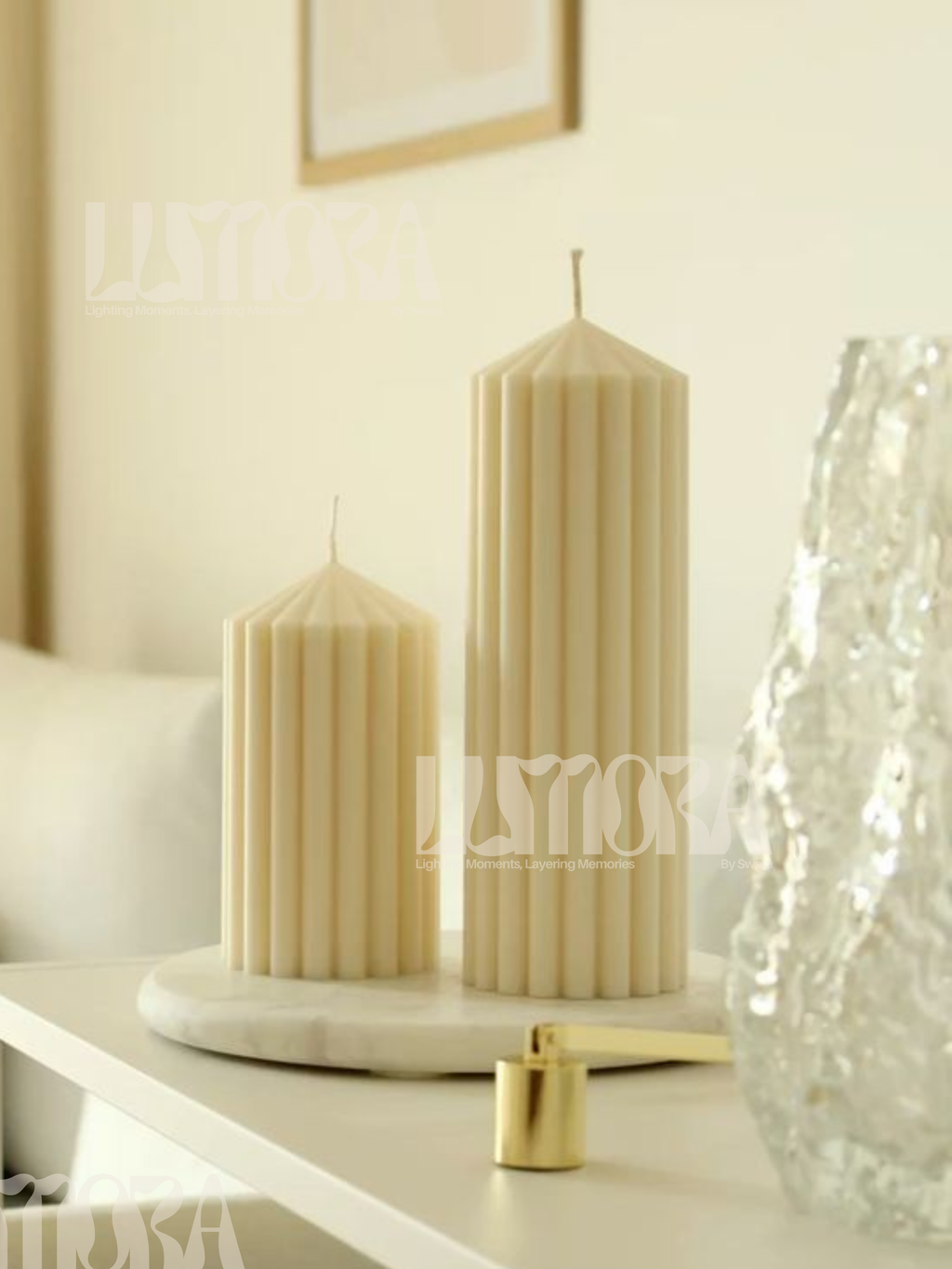 Classic Pillar candle, medium