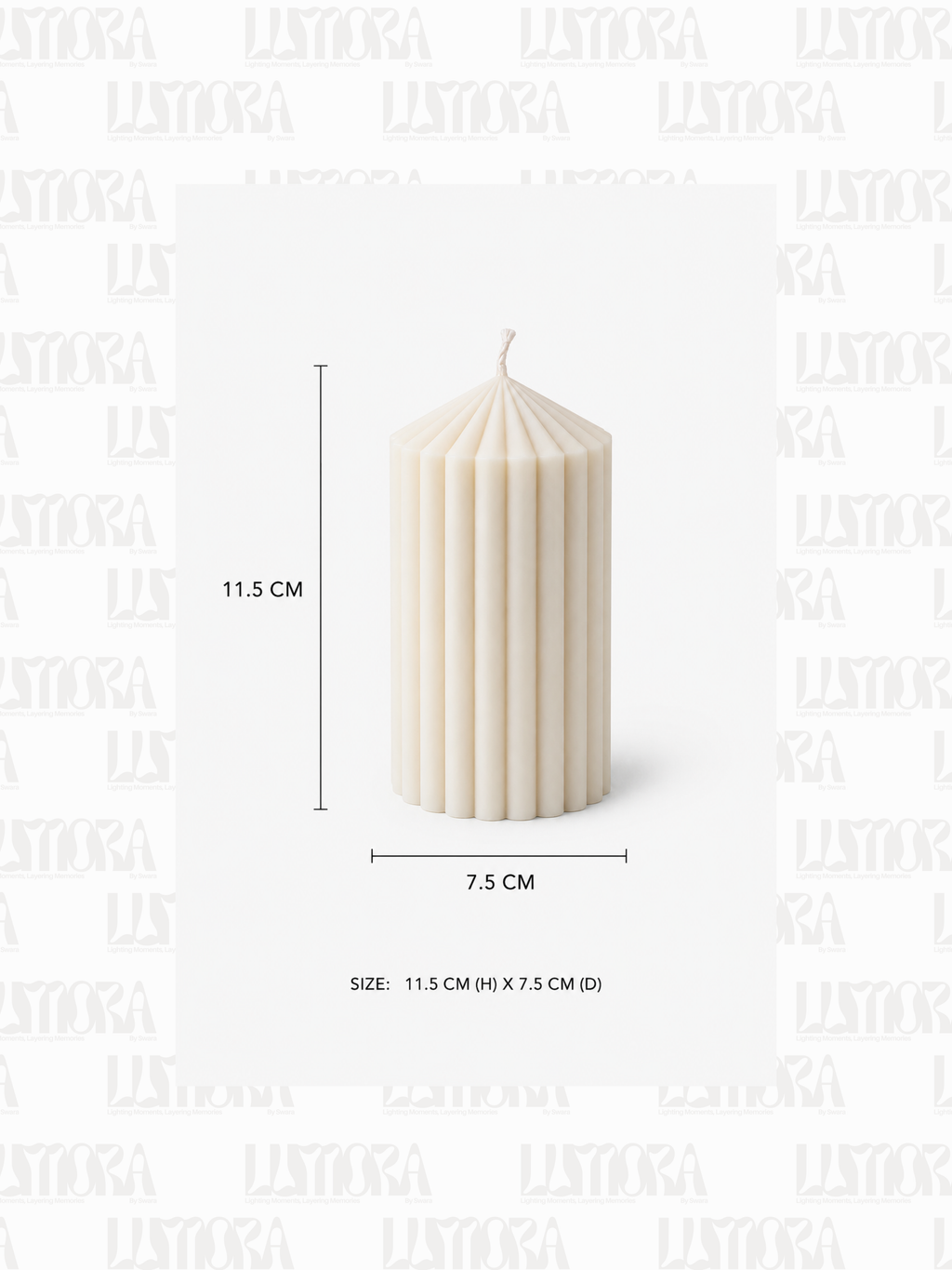Classic Pillar Handcrafted Scented Candle
