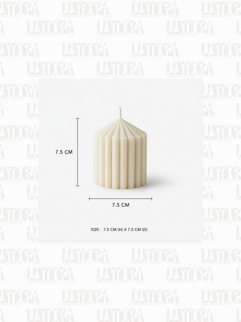 Classic Pillar Handcrafted Scented Candle