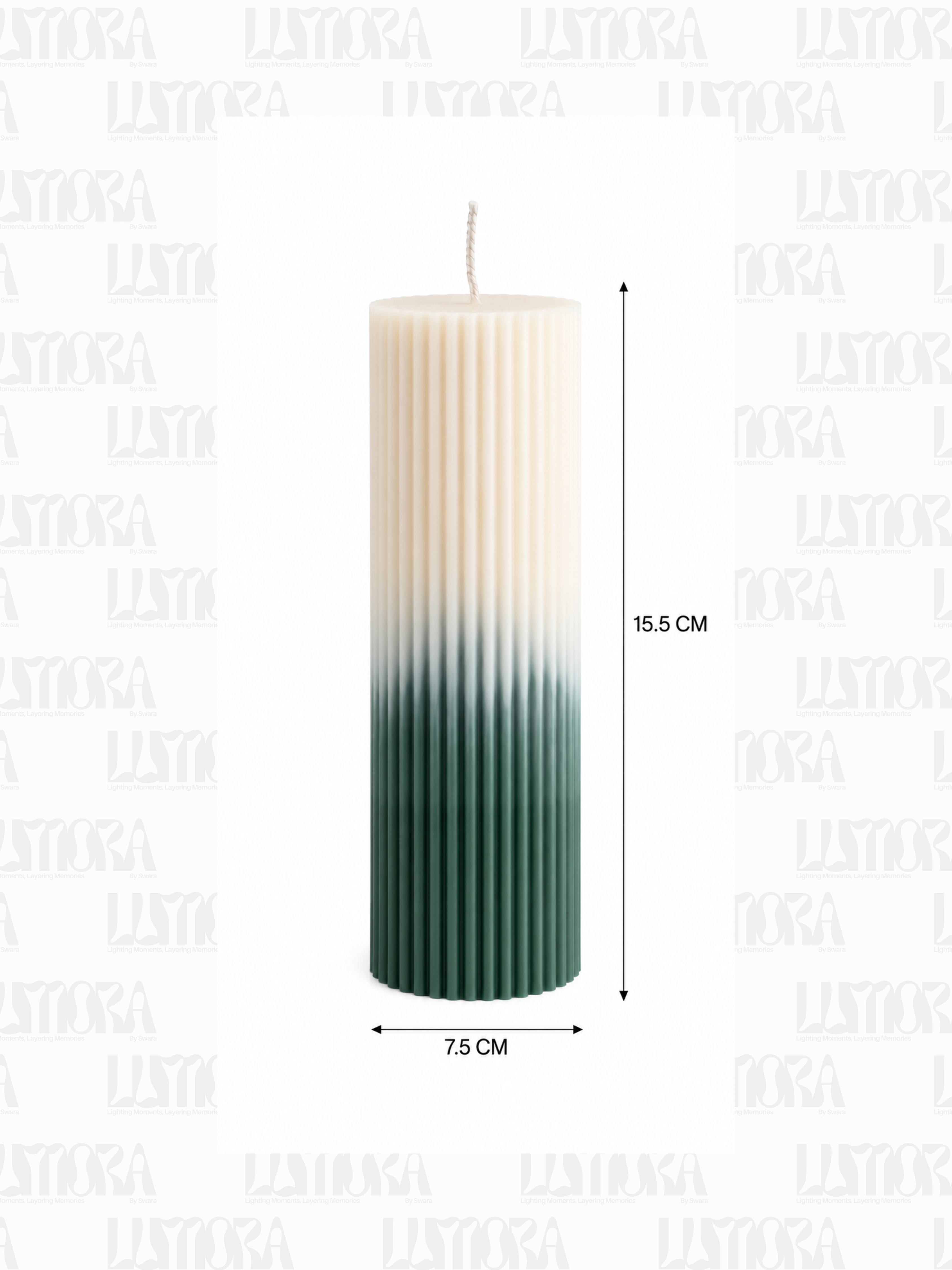 Cylinder Pillar Handcrafted Scented Candle