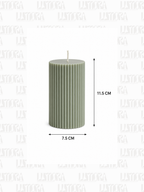 Cylinder Pillar Handcrafted Scented Candle