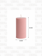 Cylinder Pillar Handcrafted Scented Candle