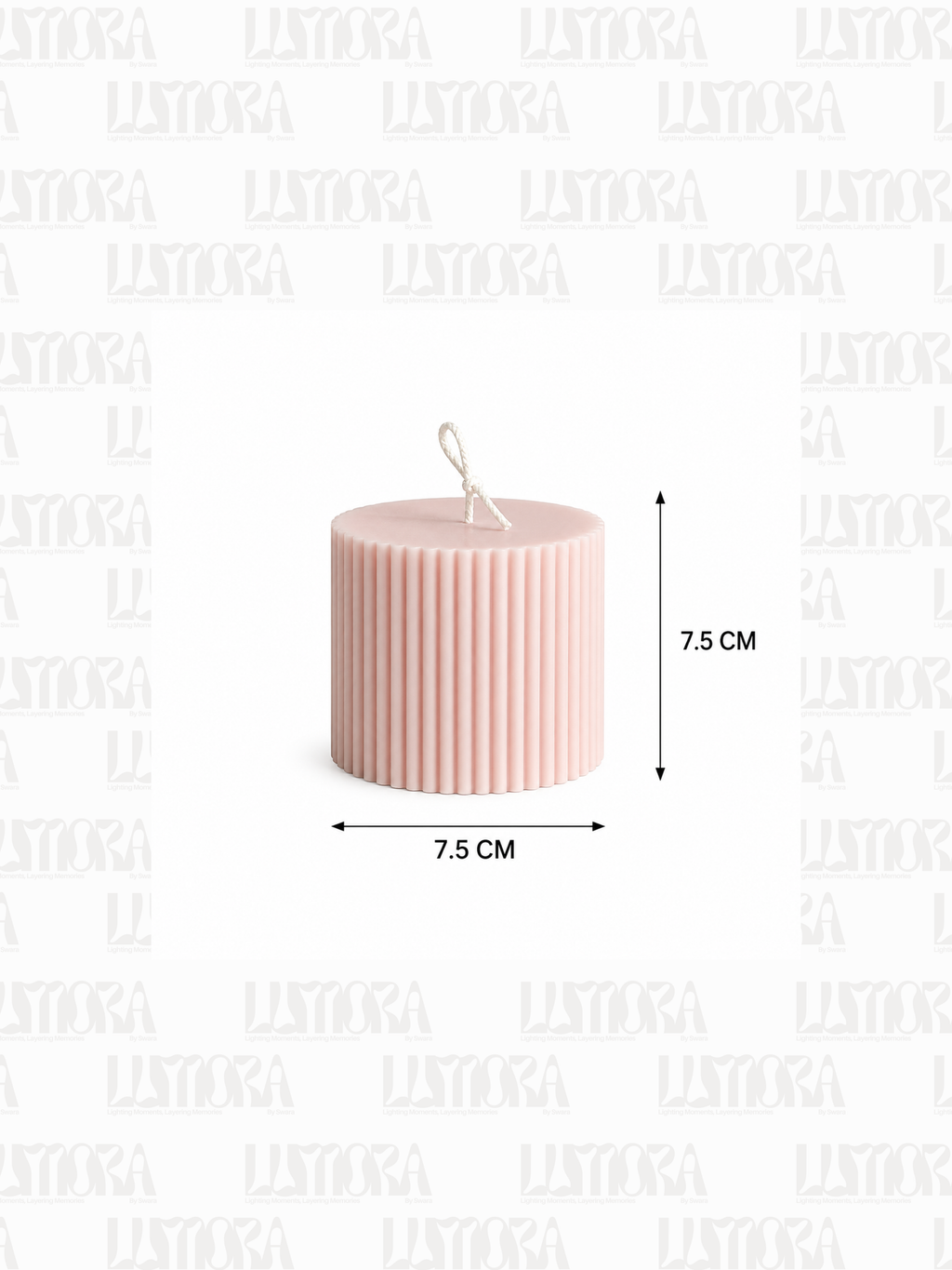 Cylinder Pillar Handcrafted Scented Candle