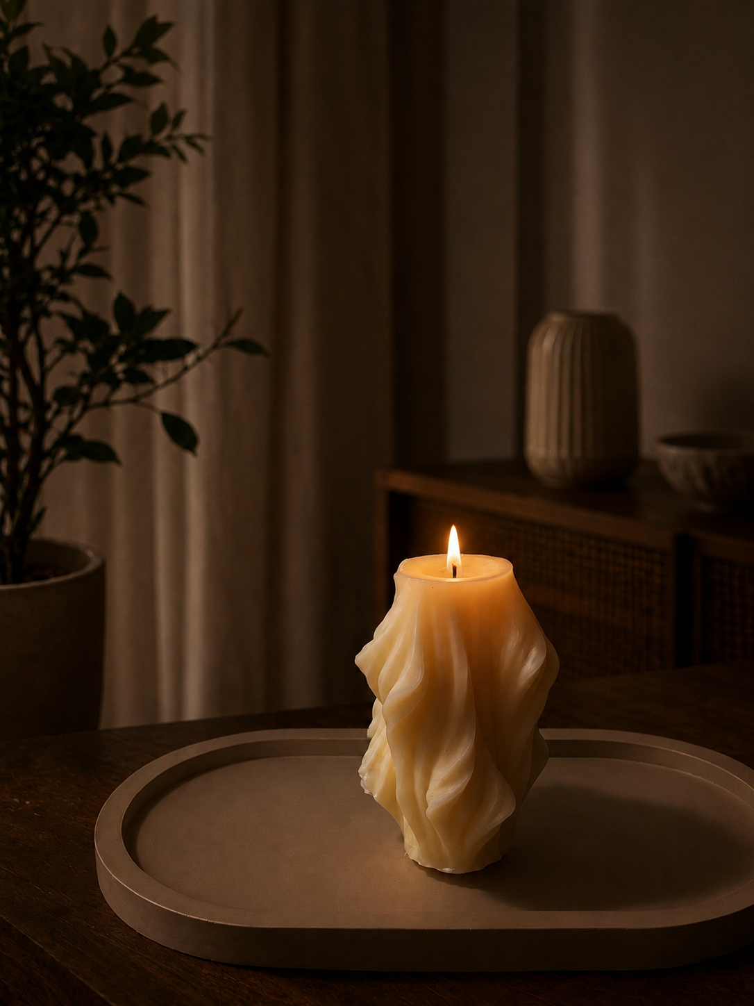 Wave Scented Candle