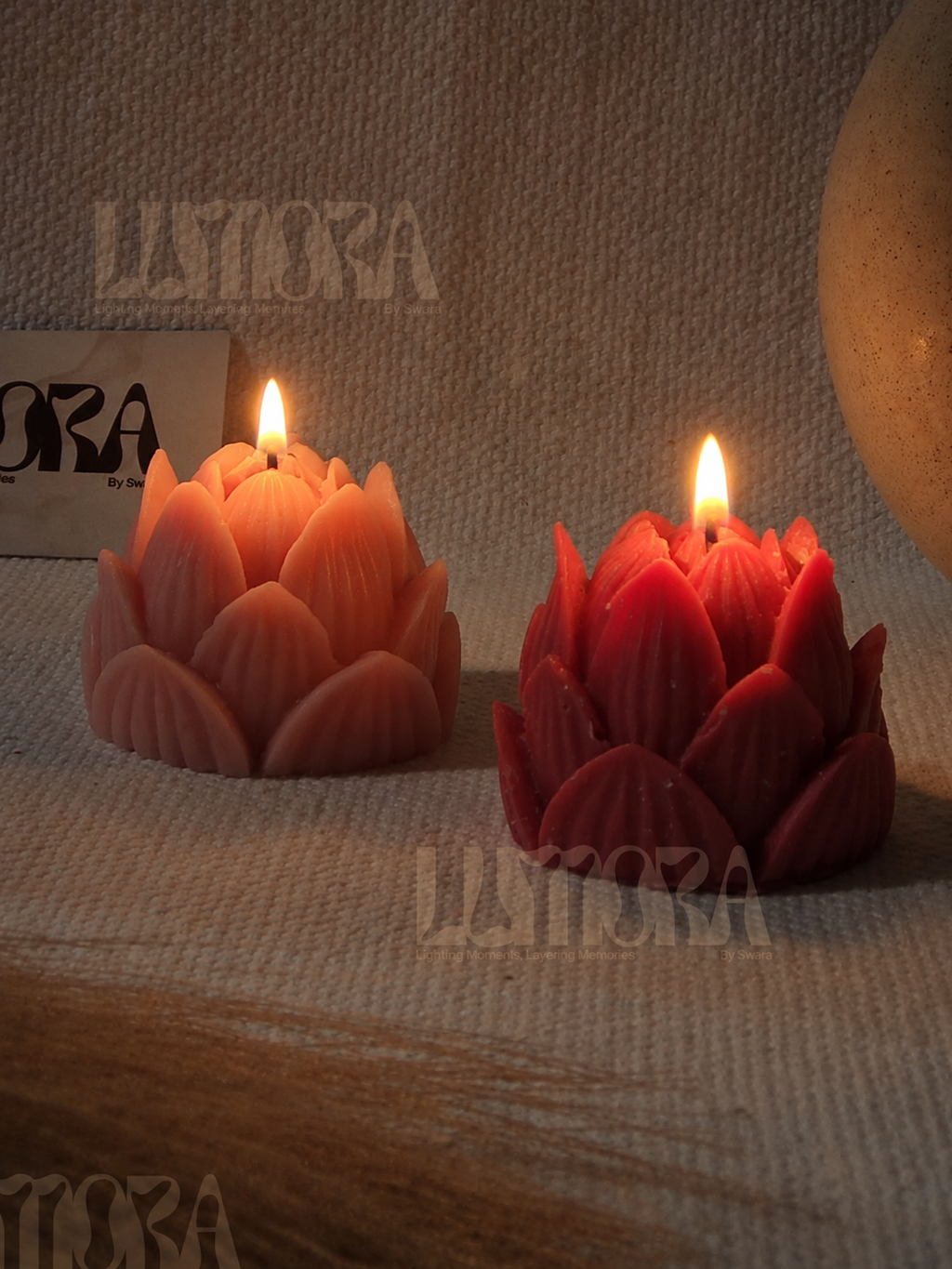 Lotus Handcrafted Scented Candle