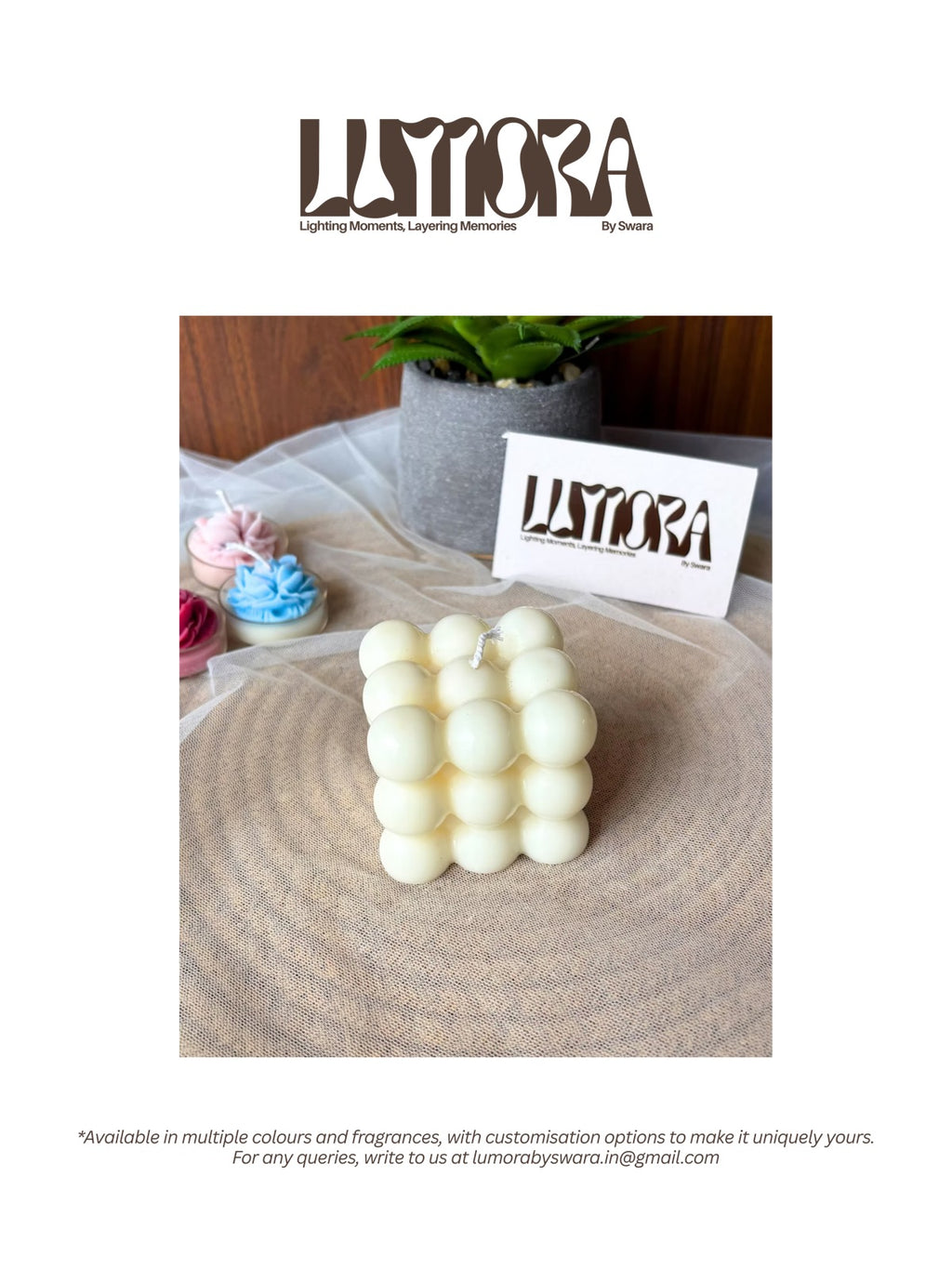 Bubble Handcrafted Scented Candle