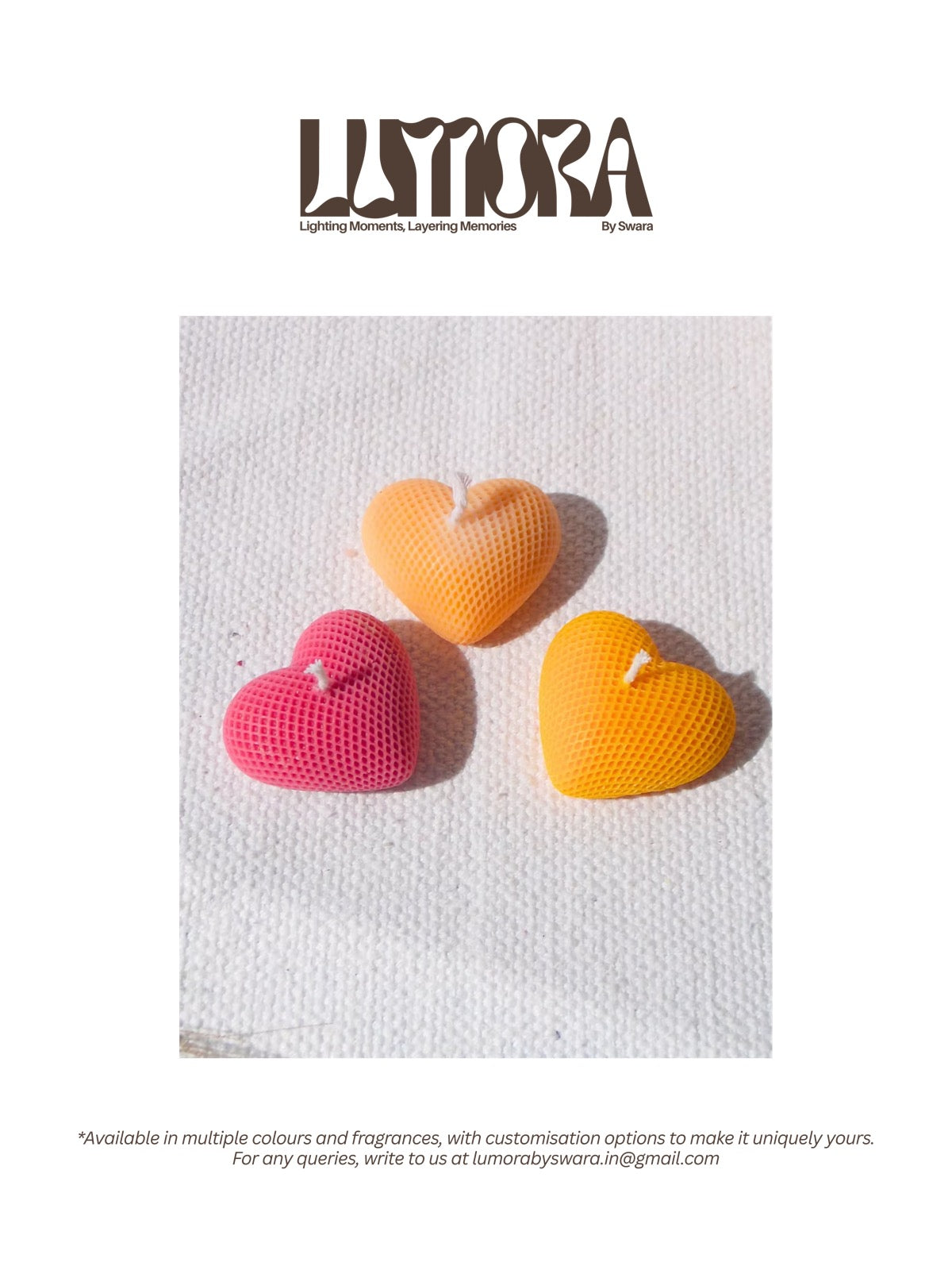 Knitted Heart Scented Candle