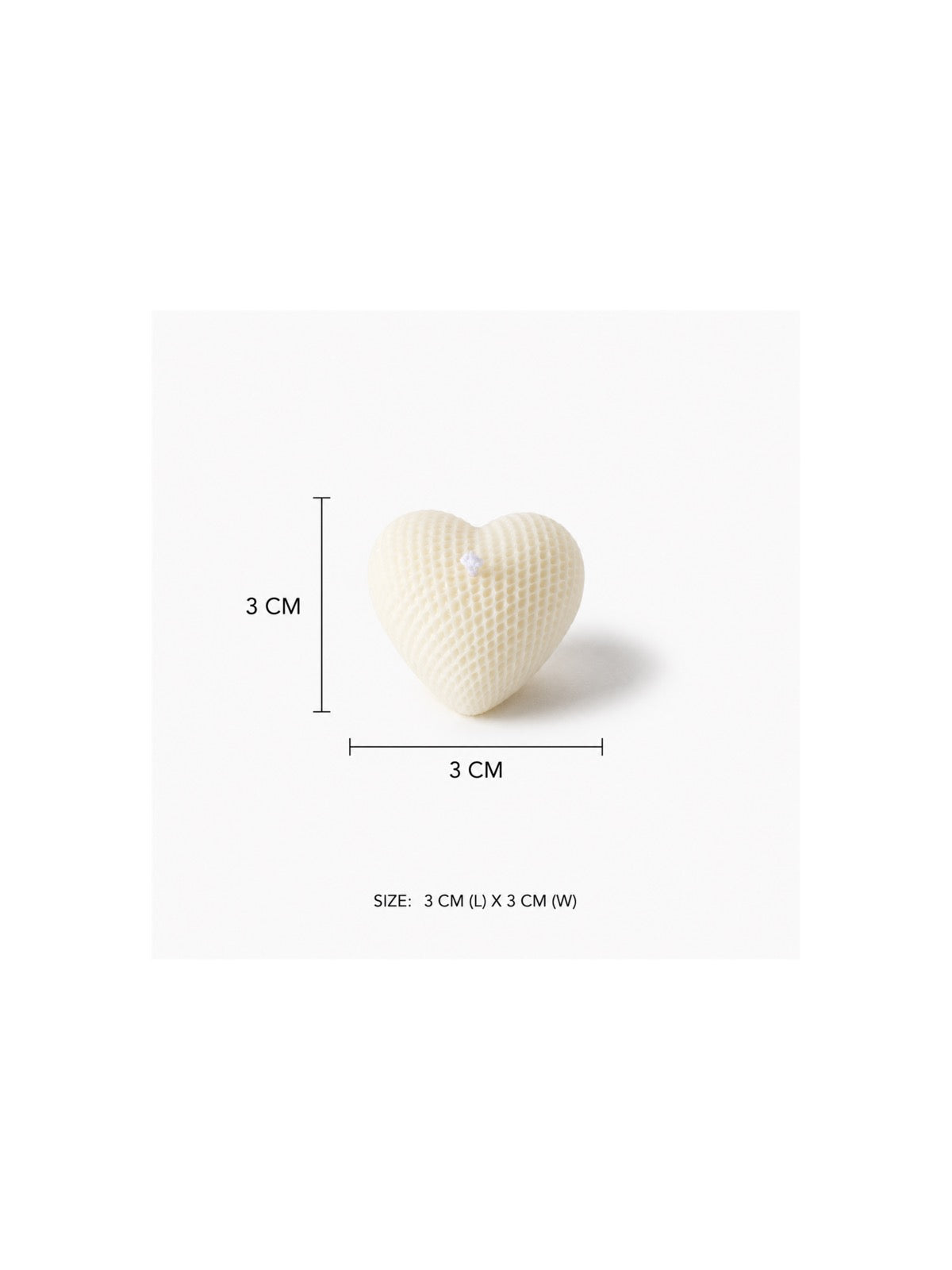 Knitted Heart Scented Candle