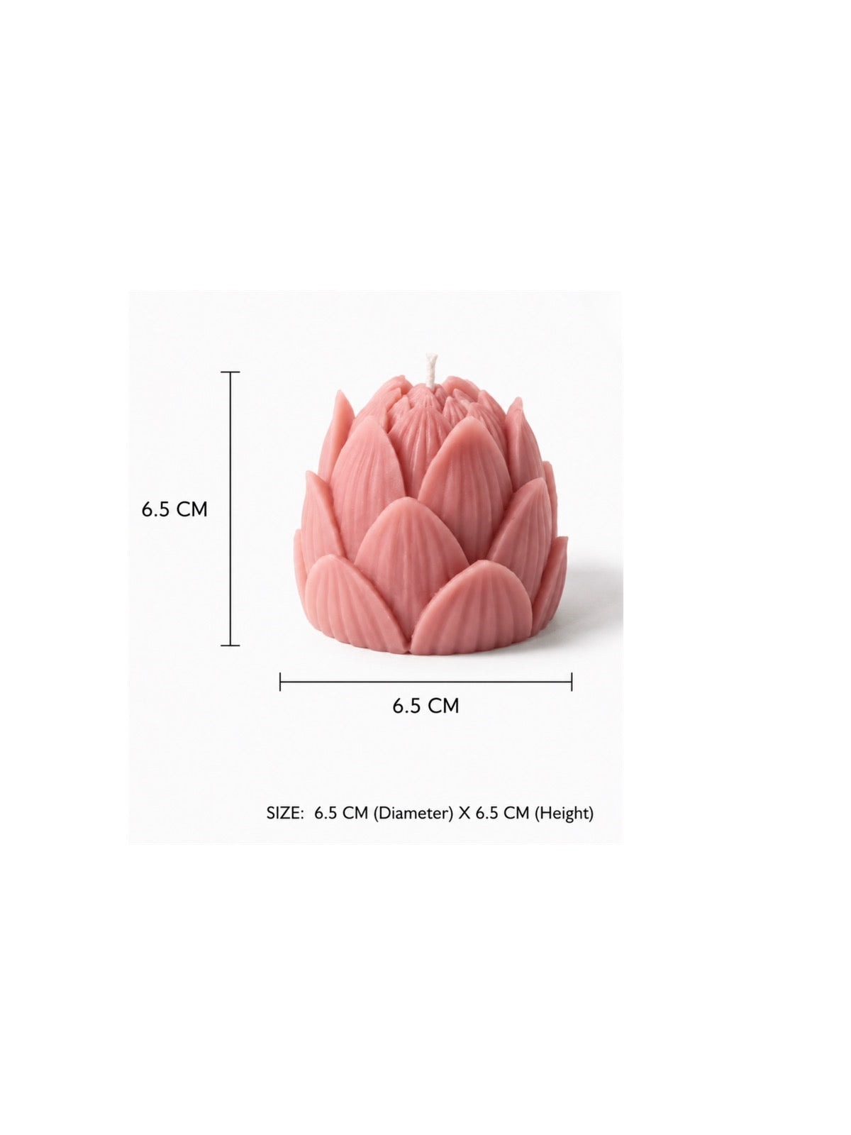 Lotus Handcrafted Scented Candle